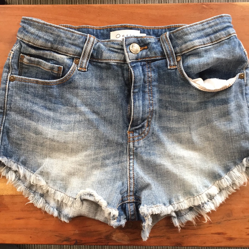Denim shorts